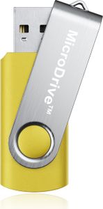 8GB USB 2.0 Stick Flash USB Drive Swivel USB Flashdrive Speicherstick Memorystick Farbe: Gelb