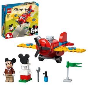 LEGO 10772 Mickey and Friends Mickys Propellerflugzeug, Micky Maus Flugzeug Spielzeug zum Bauen für Kleinkinder ab 4 Jahre