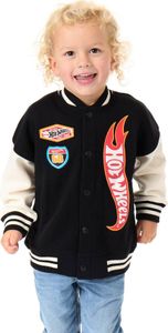 Hot Wheels - "Turbo Charged" Bomberjacke für Jungen NS8695 (104) (Schwarz/Weiß)
