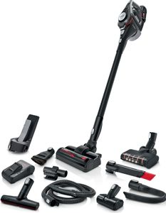 BOSCH BSS825MULT Akku Staubsauger (Unlimited 8 Gen2, kabellos, beutellos, mit Stiel, 18 V, Düsenbeleuchtung, Schnelladen)