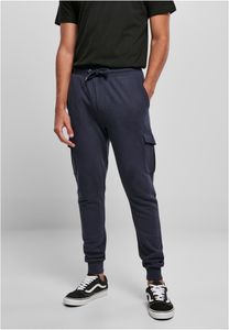 Urban Classics - FITTED Cargo Sweatpants navy - M