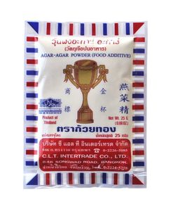 [ 25g ] Agar Agar Pulver von Gold Cup | Thailändisches Agar-Agar Powder | Agaragar