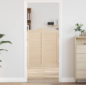 vidaXL Drzwi skrzydłowe żaluzjowe 1 para 100x80 cm lite drewno sosnowe