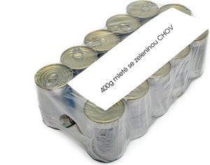 Mleté maso se zeleninou 15 x 400 g chovatelské balení
