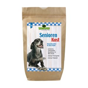 12kg Schecker Senior Spezial - Trockenfutter für ältere Hunde - ausgesuchte Inhaltstoffe von bester Qualität