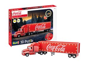 Revell 3D puzzle stavebnice - Coca-Cola Truck LED Edition