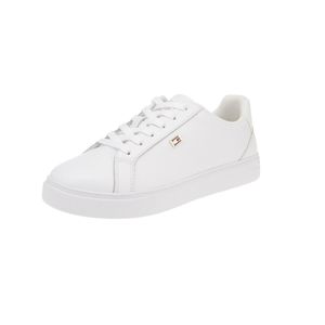 Tommy Hilfiger Flag Court Damen Sneaker in Weiß, Größe 40