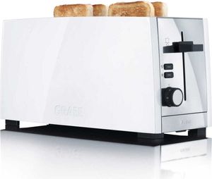 Graef TO 101 Toaster für 4 Scheiben weiß