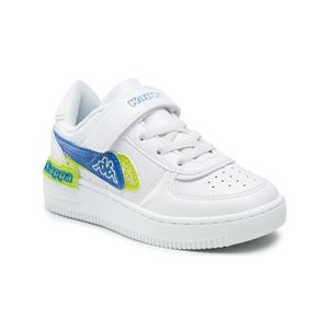 KAPPA Kinder-Slipper-Kletter-Sneaker Weiß, Farbe:weiß, EU Größe:27