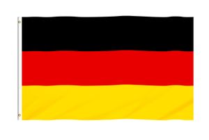 INQUARK 90 x 150 cm Deutschland Fahne und Flagge mit zwei Metallösen