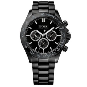 Hugo Boss Sport 1512961 Pánské hodinky z černé oceli s chronografem