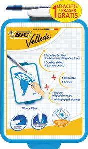 BIC Weißwandtafel Velleda Maße: (B)190 x (H)260 mm weiß blau