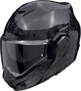 Scorpion EXO-Tech Evo Carbon Onyx Klapphelm, schwarz, XL (60/61)