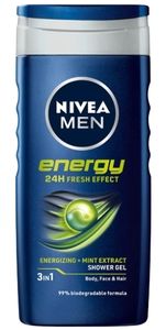 NIVEA Men Energy, pflegendes Duschgel, 250 ml