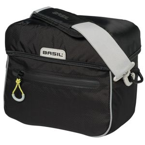 Basil Lenkertasche Miles black lime wasserdicht 6l