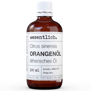 Orangenöl (100ml) - naturreines, ätherisches Öl von wesentlich