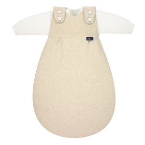 Alvi Baby-Mäxchen Schlafsack 3tlg. Special Fabric Quilt nature 50/56