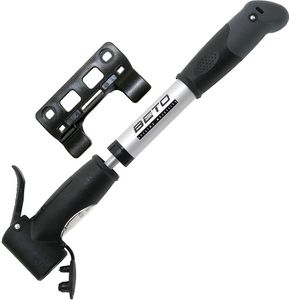 Fahrradpumpe Mini Doppelkopf Aluminium 8,5 Bar