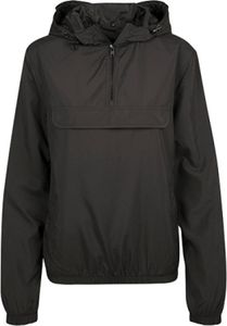 Build Your Brand BY095 | Damen Basic Pull Over Jacket - Farbe: Black - Größe: XL