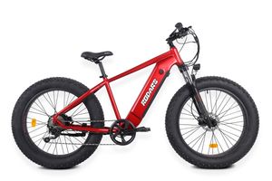 Kraken - Matallic Red - 250W/10Ah - Fat Bike Electric Bike