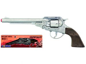 Gonher Toy Revolver Cowboy 8 schottisch 275 cm Silber