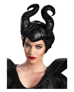 Lizenzierte Maleficent Kopfbedeckung mit Maleficent Hörner