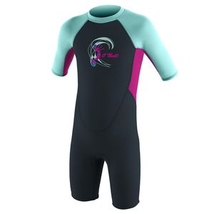 Oneill Wetsuits Toodler Reactor Ii 2mm Spring Girl Slate / Berry / Seaglass 3