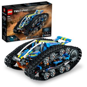 LEGO 42140 Technic App-gesteuertes Transformationsfahrzeug, ferngesteuertes Auto für Kinder, RC Offroad-Geländewagen, Modellbausatz mit 2 Seiten, Kippe es um, damit es sich transformiert