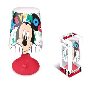 Disney Tischlampe Frozen 19 cm grün/rosa, Farbe:Rot,Weiß