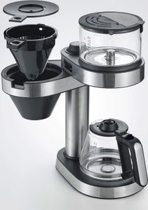 Severin Caprice, Filterkaffeemaschine, Gemahlener Kaffee, 1580 W, Schwarz, Edelstahl