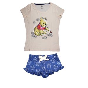 Disney Winnie der Puuh Damen Pyjama – Beige / XL