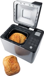 Brotbackautomat mit 17 Automatikprogrammen, Individuelles Programm für Zeit und Temperatur, Touch-Control mit großem Display, Deckel mit Sichtfenster
