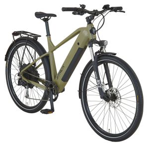 Prophete STACK 2.0 E-ATB 29" – enovation Hinterradmotor 250W, 130 km Reichweite, Shimano Alivio 9-Gang, Hydraulische Scheibenbremsen, LED-Beleuchtung, Li-Ion Akku 48V 480Wh, Moosgrau