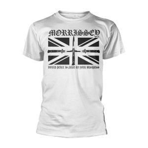 Morrissey - "Flick Knife" T-Shirt für Herren/Damen Unisex PH1751 (L) (Weiß)