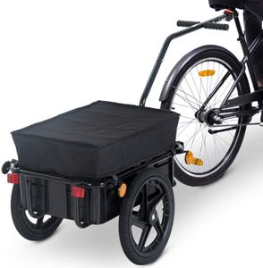 Bc-elec - TC3003 Přívěs na jízdní kolo s plachtou, nákladní přívěs pro přepravu jízdních kol , max. 40 kg, 144x59x80 cm.