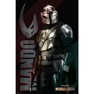 The Mandalorian Poster Mando Dark 91,5 x 61 cm