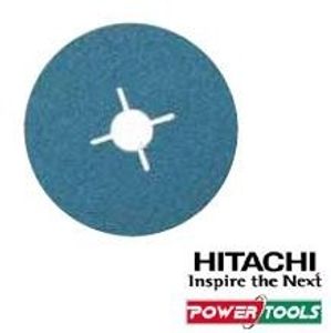 Hitachi Fiberschleifblätter f. Metall, Durchm.: 125 mm, K120 (25Stk.)