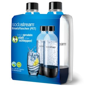 SodaStream PET Flasche 1 ltr. Duopack Boden grau