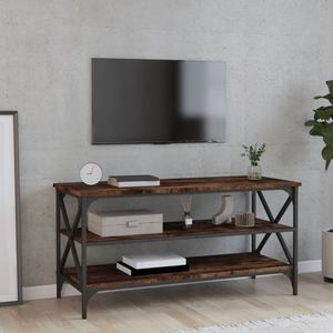 vidaXL TV Schrank Räuchereiche 100x40x50 cm Holzwerkstoff - TV-Schrank - TV-Schränke - TV-Möbel - TV-Ständer