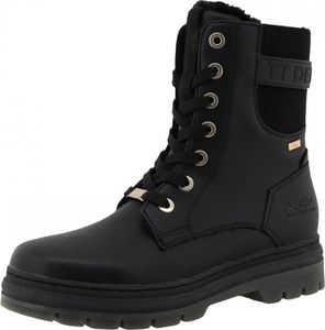 Tom Tailor Schnürstiefel Schwarz