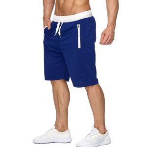 Herren-Strandhose, lässige große Baumwoll-Shorts, Fünf-Punkt-Sporthose