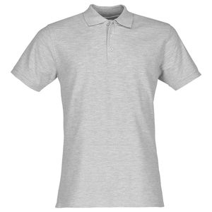 Fruit of the Loom Premium Polo + GRATIS MyShirt Stoffbeutel Farbe: graumeliert + GRATIS MyShirt Stoffbeutel Größe: XL