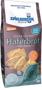 Spielberger Mühle Brotbackmischung Haferbrot Vollkorn demeter 500g