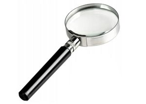 Verk 09025 Čitateľská lupa 100 mm, zväčšenie 3 x kov