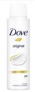 Dove Pro ženy Deodorant Originál 150 ml - Kvalitní antiperspirant pro ženy, jemná péče s osvěžujícím vůně, 24h ochrana proti pocení.