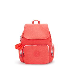 Kipling City Zip S Backpack Almost Coral - Orange