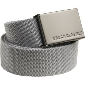 Urban Classics Canvas Belts grey - UNI