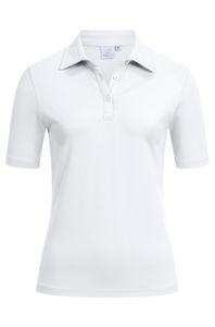 Greiff Corporate Wear SHIRTS Damen Poloshirt Kurzarm Kentkragen Regular Fit Baumwollmix Stretch ® Weiß 3XL