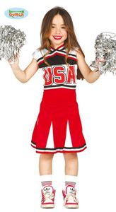 süßes Cheerleader Kostüm für Mädchen, Größe:152/158