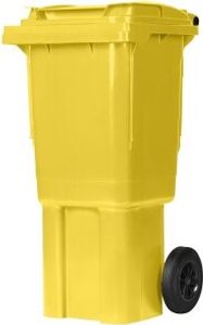 Hardwex Mülltonne 60 l Gelb